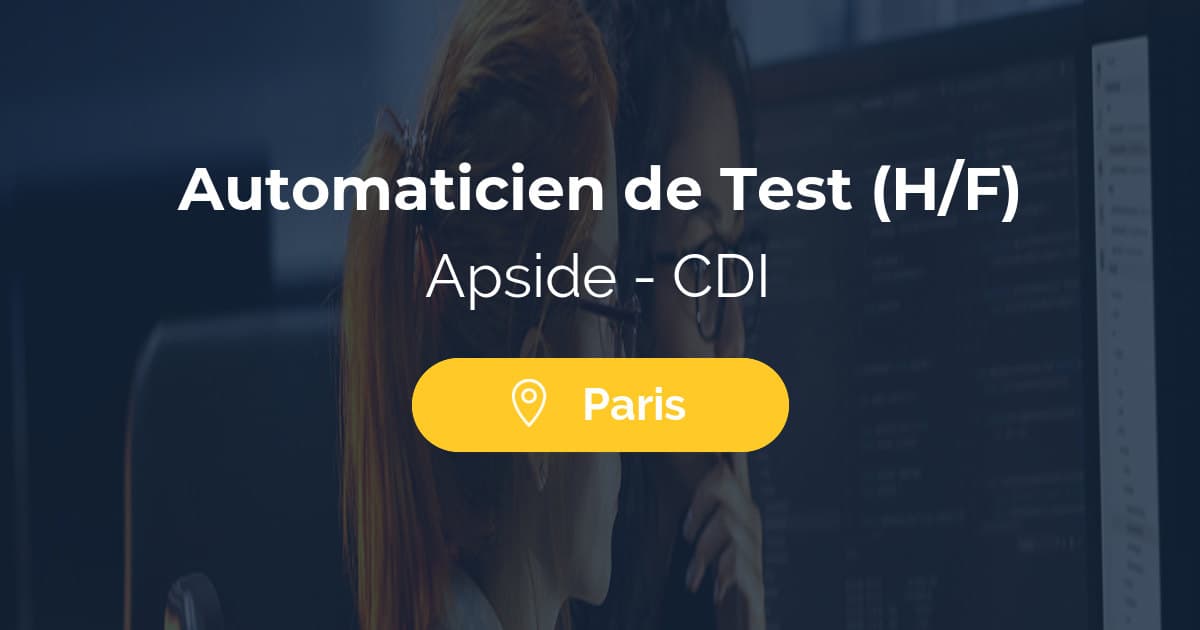 Automaticien de Test (H/F)