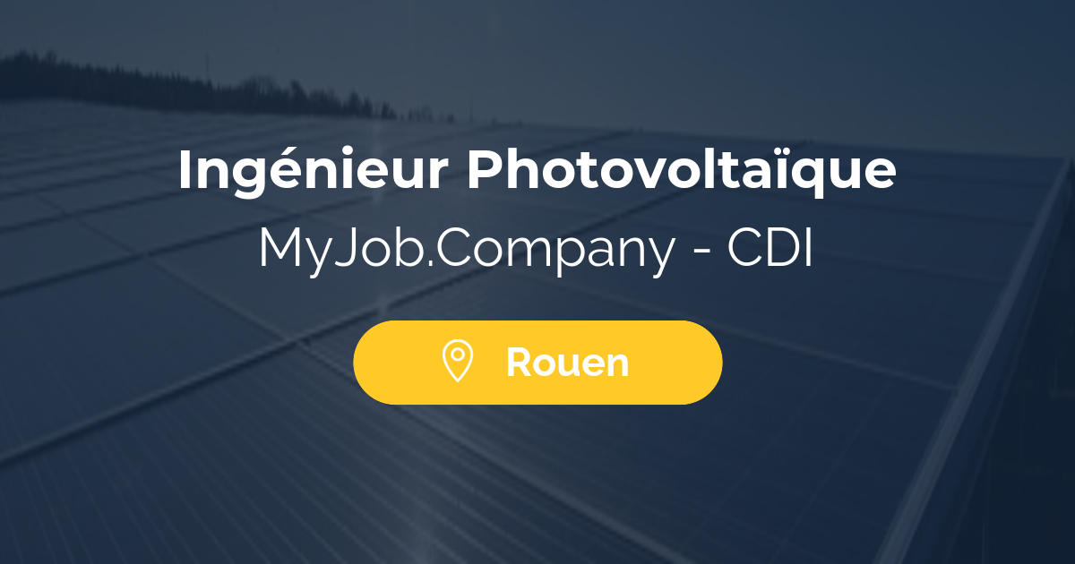 Ingénieur Photovoltaïque