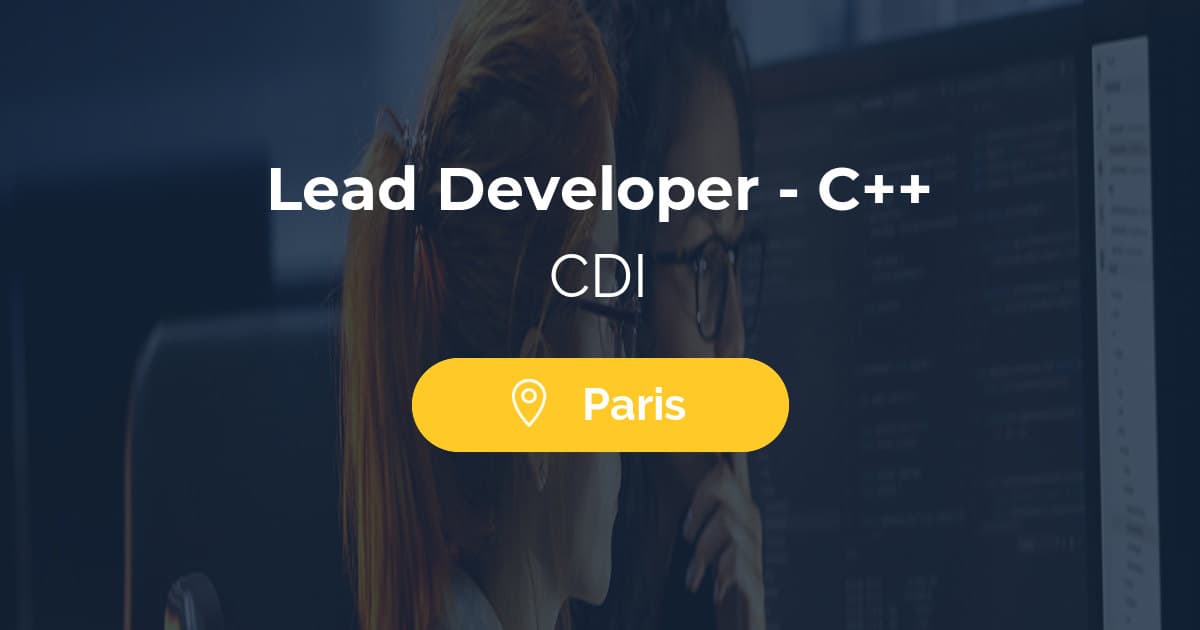 Lead Developer - C++   F/H