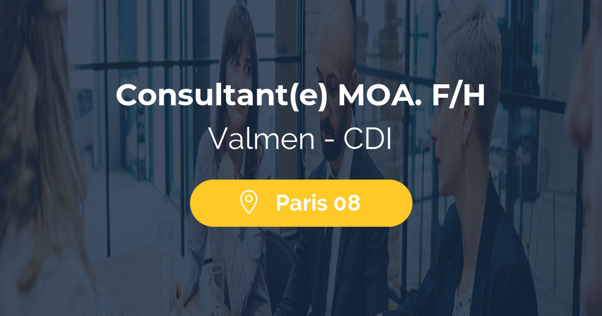 Consultant(e) MOA. F/H