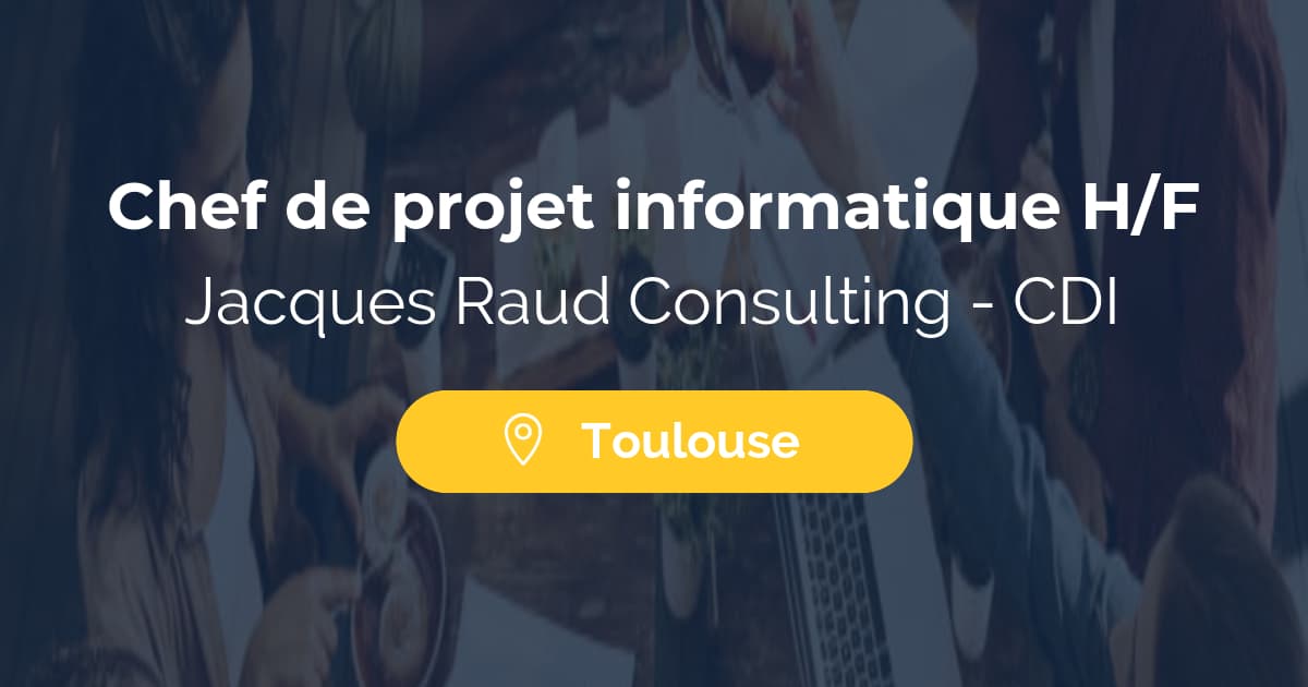 Chef de projet informatique H/F