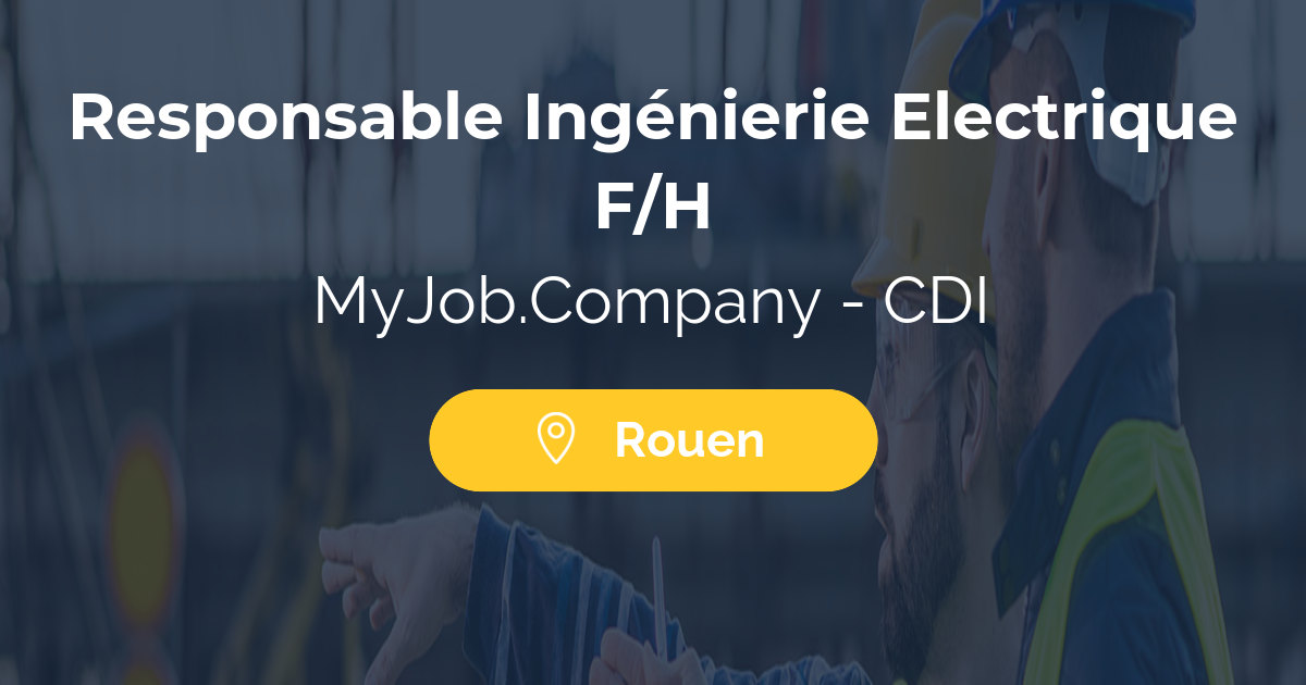 Responsable Ingénierie Electrique F/H