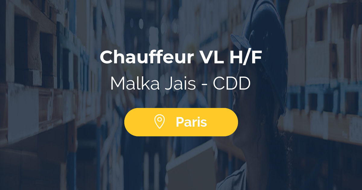 Chauffeur VL H/F