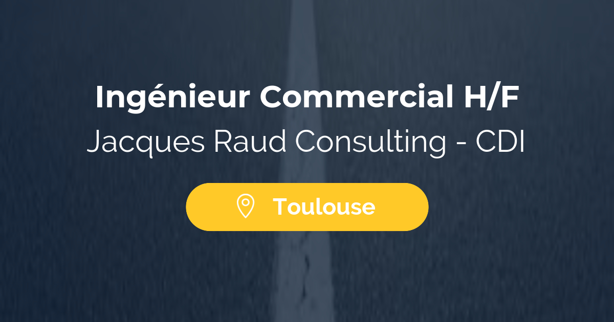 Ingénieur Commercial H/F