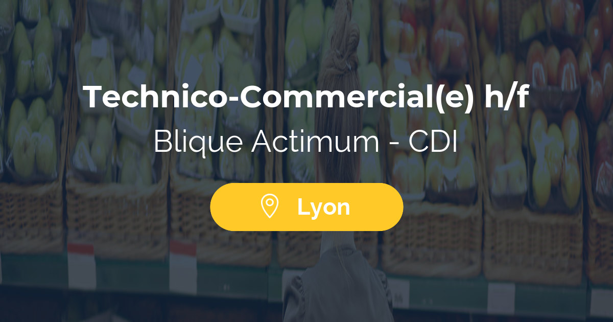 Technico-Commercial(e) h/f