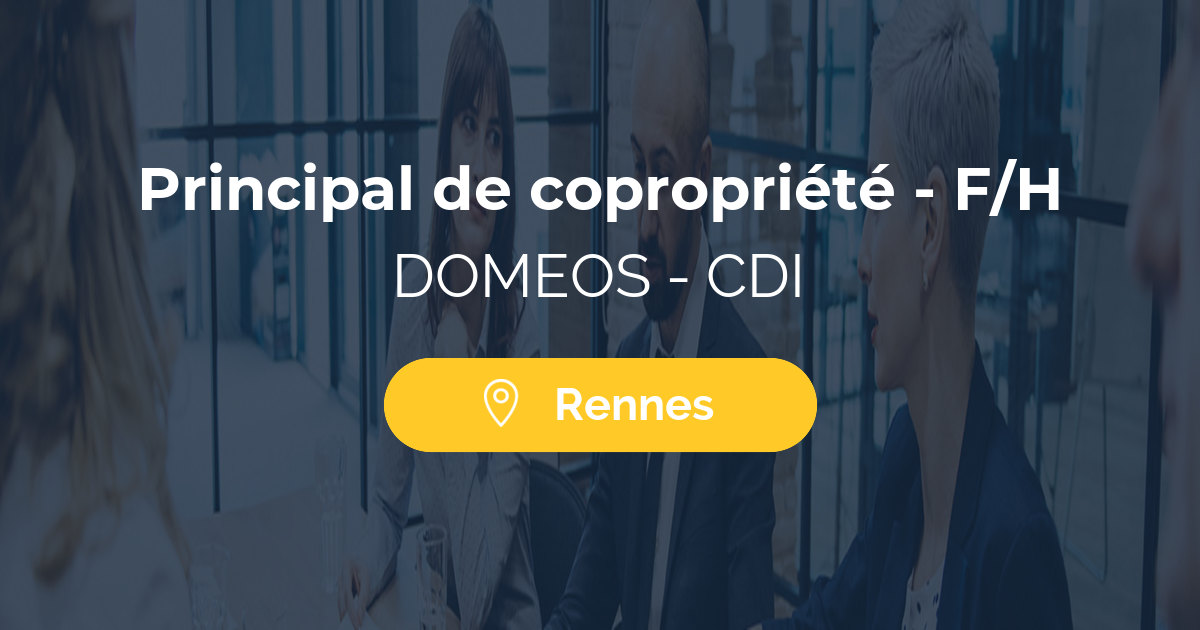 Principal de copropriété - F/H